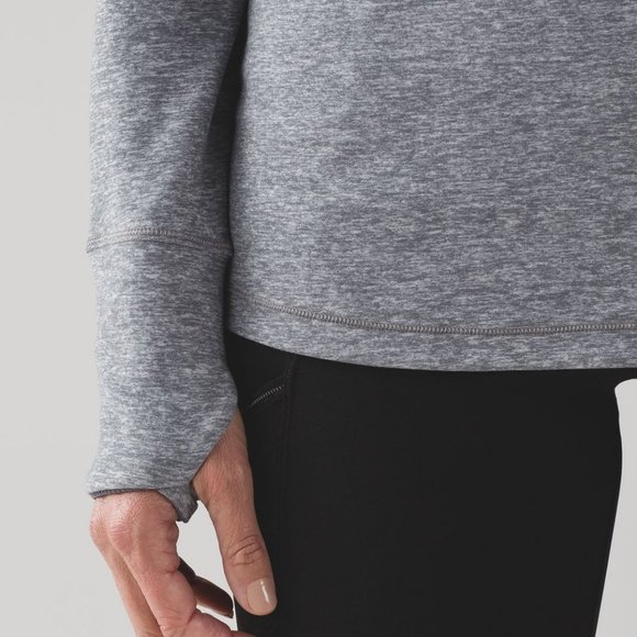 Lululemon Rulu Hill & Valley Turtleneck Heathered Slate - Picture 5 of 10